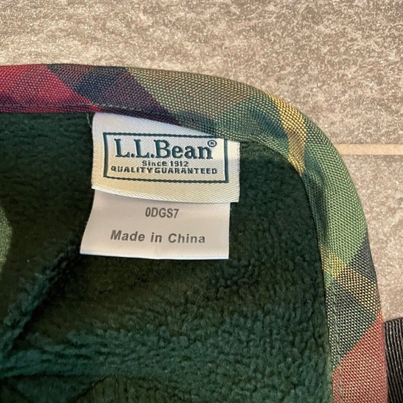 L.L. Bean Plaid Blanket - Red, Green, Yellow - Picture 4 of 6